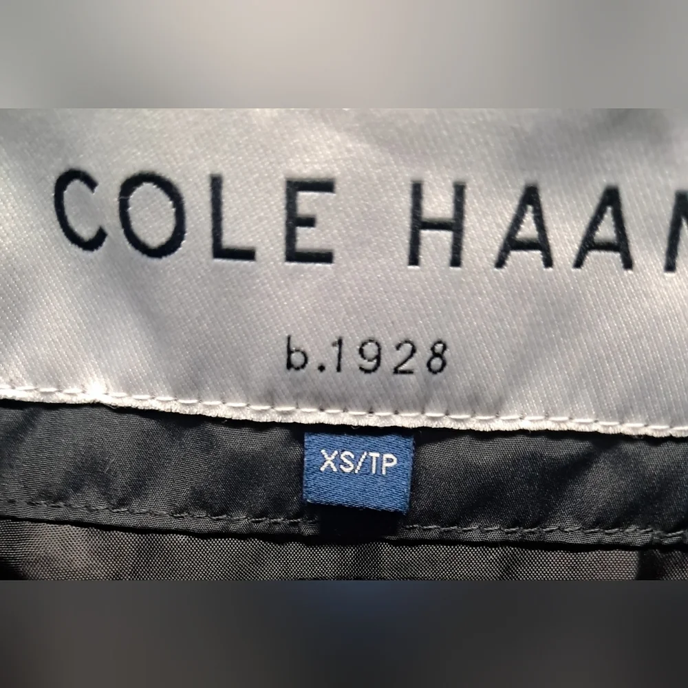 Cole Haan Charcoal Quilted Vest Size XS
